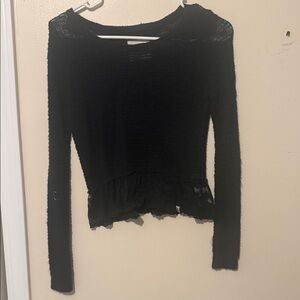 Abercrombie & Fitch navy Long Sleeve Top